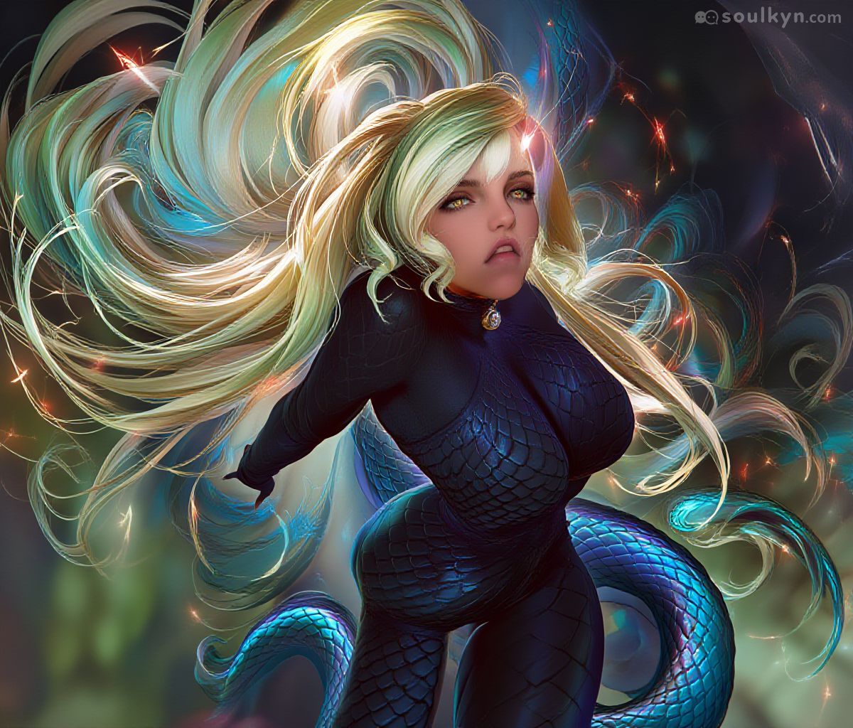 Prompt said 'mystical mermaid' - AI heard 'realistic head, anime body, forget anatomy entirely'