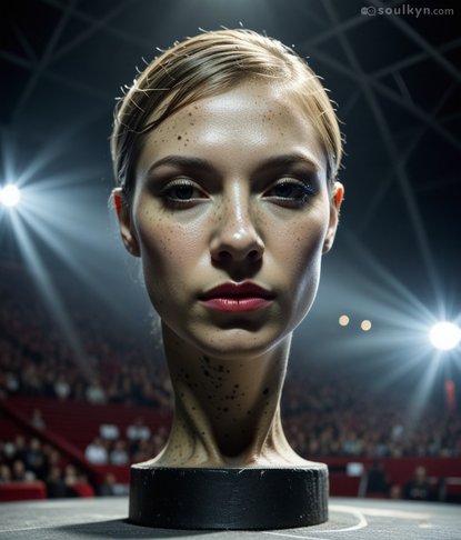 AI tried to render 'art exhibition' - created a severed head museum instead