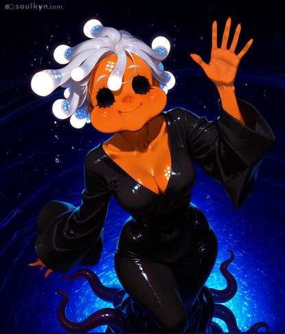 AI tried for 'cute octopus girl' ... created cosmic horror with a smile instead