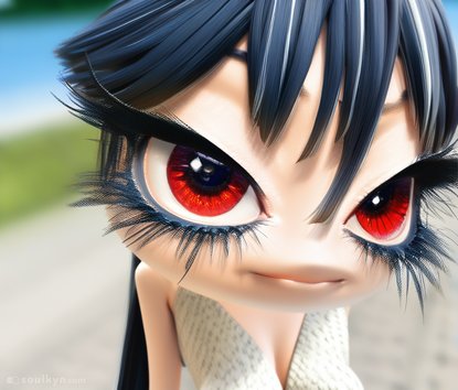 AI discovered a new anatomical feature: eyebrow-hair fusion. Now one continuous forehead accessory.